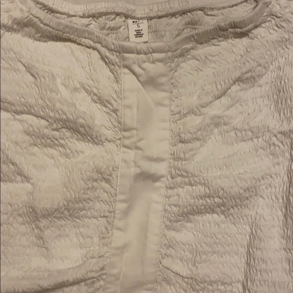 NWT BP. Smocked Crop Top - Picture 2 of 4